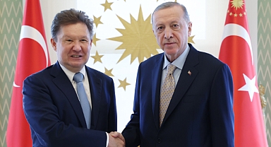 Cumhurbaşkanı Erdoğan, Gazprom Başkanı ile görüştü