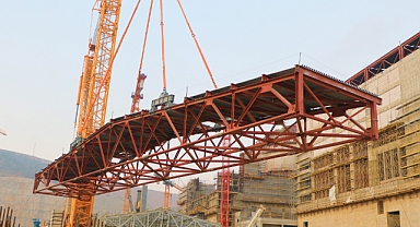 Akkuyu NGS'de çatı montajı tamamlandı