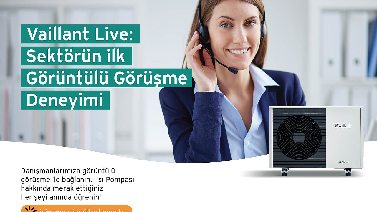 Vaillant Live ile ısı pompasında bir ilk
