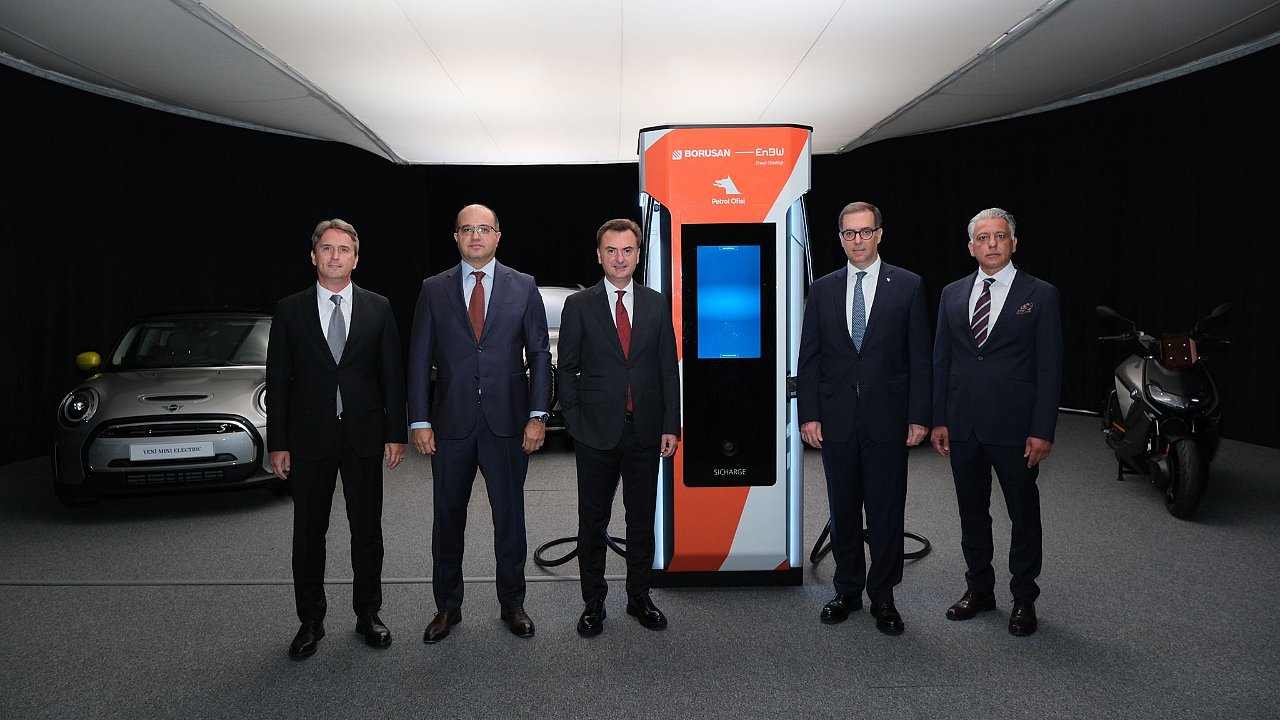 Borusan ve Petrol Ofisi'nden, Elektrikli Araç Şarj İstasyonları