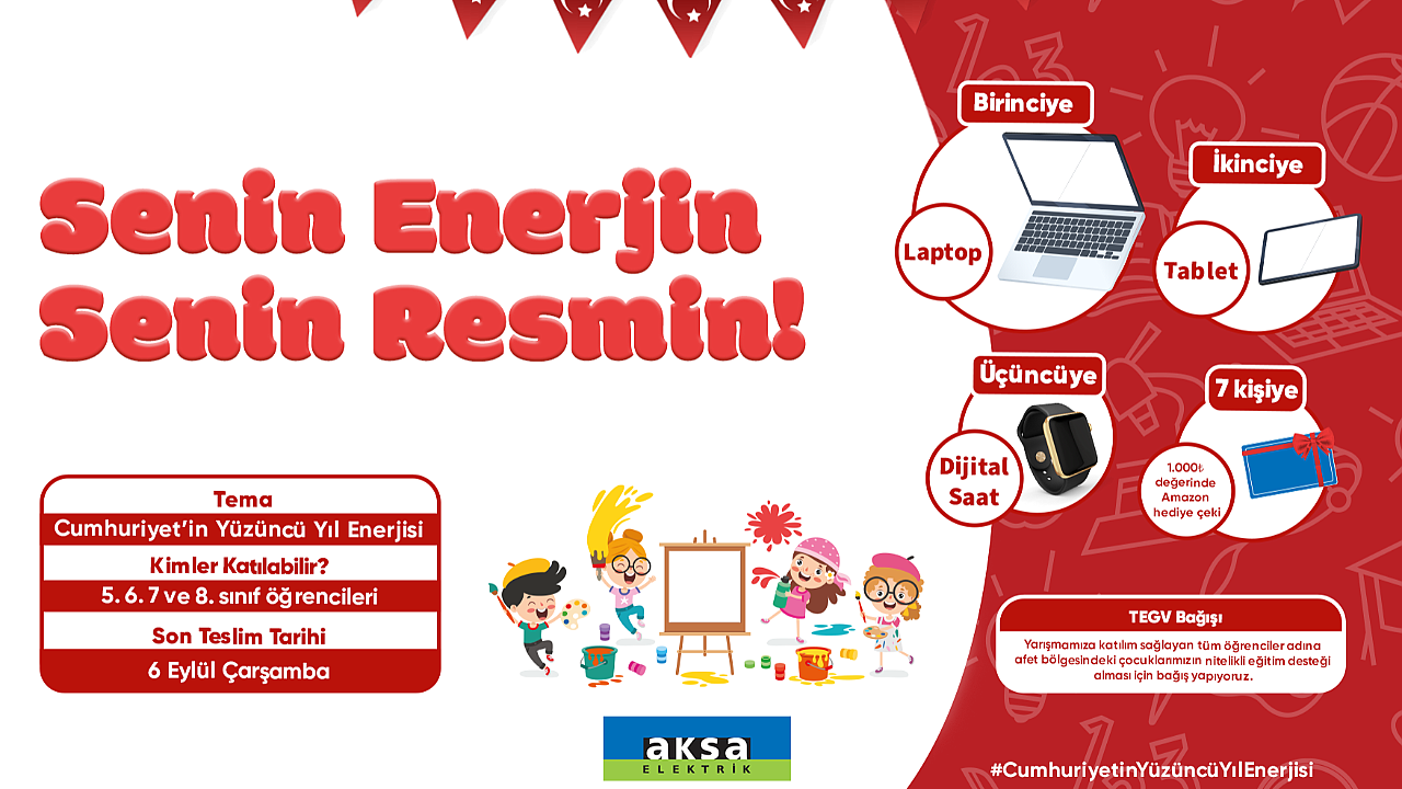 Aksa Elektrik’in Geleneksel Resim Yarışmasının Beşincisi Başlıyor