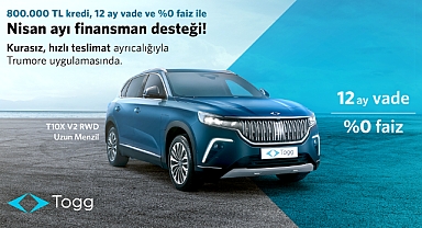T10X için nisan ayına özel finansman desteği Trumore’da