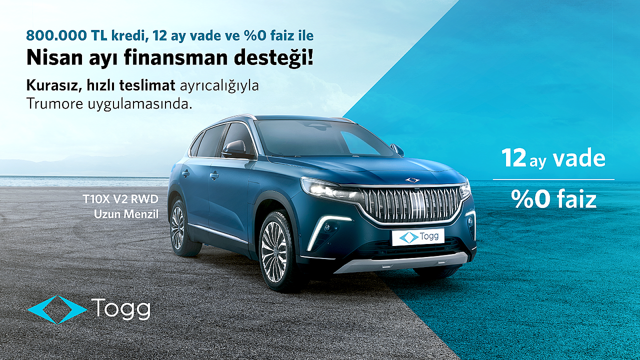 T10X için nisan ayına özel finansman desteği Trumore’da