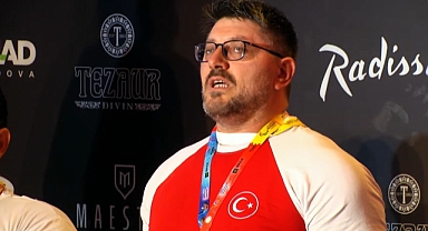 Milli Bilek Güreşçi Gökhan Seven Moldova'da da Dünya Şampiyonu Oldu