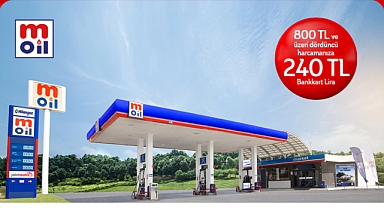 M Oil’den 240 TL’ye varan Bankkart Lira hediye