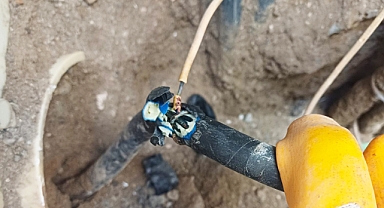 Dicle Elektrikten Yer Altındaki Kaçak Bağlantıya Müdahale
