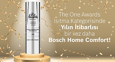 Bosch Home Comfort'a The ONE Awards'ta ‘Yılın İtibarlısı’ Ödülü